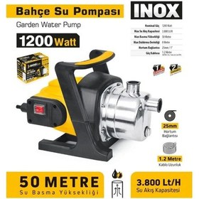 Resim Sgs 5374 1200 W Inox Bahçe Pompası 