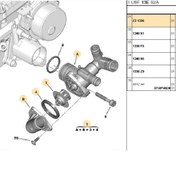 Resim Boxer Jumper3 Termostat Euro4 Orj (P1336Z3) 