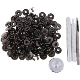 Resim Suntek 40 Adet Paslanmaz Çelik Çıtçıtlı Bağlantı 