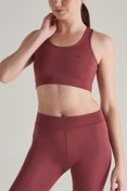 Resim ARESMODA Kadın Bordo Spor Crop Büstiyer 