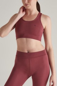 Resim ARESMODA Kadın Bordo Spor Crop Büstiyer 