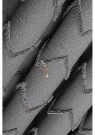 Resim Jakar Kesme Fon Perde Ezgi V-6015 Gümüş Gri Gümüş Gri 