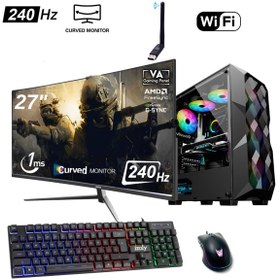 Resim İzoly Beldum Y Intel Core i3 10100F 27" 16 GB RAM 256 GB M.2 Nvme SSD 8 GB RX 580 FreeDOS Oyuncu Bilgisayarı 