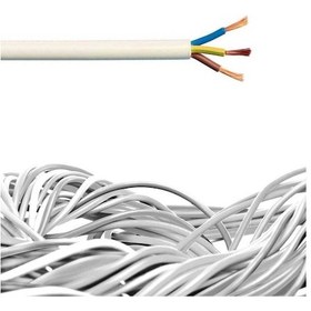 Resim 20 Metre 3x1,5 Ttr H05vv-f Beyaz Öznur Kablo 