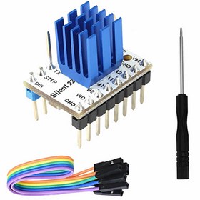 Resim MKS Trinamic TMC2209 V2.0 Step Motor Sürücü Soğutuculu MakerBase 1/256 Step 1.7A CNC 3D Yazıcı Robot Reprap MKS GEN Ramps Prusa Mendel Ultimaker TMC2208 A4988 