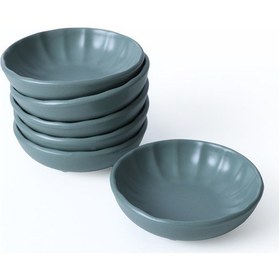 Resim Keramika Mat Yeşil Sirius Çerezlik / Sosluk 12 Cm 6 Adet 322 
