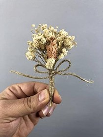 Resim Pudra Otlu Damat Yaka Çiçeği 10 Adet 