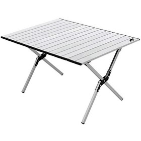 Resim Kamp Ayısı Large Alüminyum Katlanabilir Kamp ve Piknik Masası - Çantalı Gri 