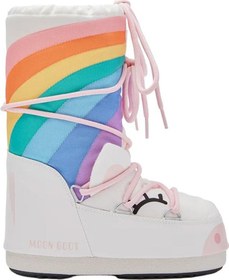 Resim Moon Boot Kız Çocuk Bot (Kar) 80D3400270-AV20 Moon Boot ICON Unicorn White/Multicolor (23-34) 