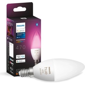 Resim Aesco Hue 5.3W Renkli Akıllı B39 E14 LED Ampul, Bluetooth Özellikli 