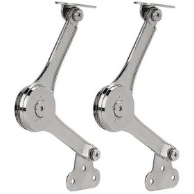 Resim Adet Ağır Hizmet Tipi Yumuşak Kapanan Kapak Menteşesi Çinko Alaşımlı Dolap Menteşesi 50lb Ayarlanabilir Açılı Çocuk Güvenliği - Huiliang 