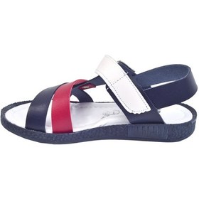 Resim Kiko Kids Kiko Şb 2517-26 Orto pedik Erkek Çocuk Sandalet Terlik Lacivert - Lacivert - Kırmızı 