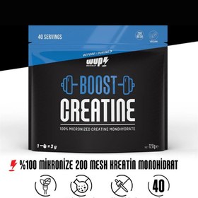 Resim WUP Boost Creatine Saf Mikronize Kreatin Monohidrat (120 gr 40 Servis) 