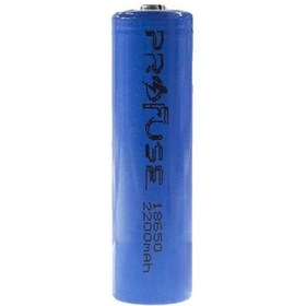 Resim Profuse 2200 mAh 3.7 V 18650 Başlı Li-Ion Şarj Edilebilir Pil 