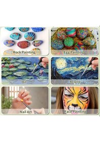 Resim Ehobici Yuvarlak Uçlu İnce Detay Fırça No:4 