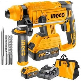 Resim Ingco CRHLI22012 Li-ion 20V 4.0 Ah Çift Akülü Kırıcı Delici 