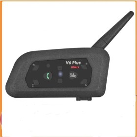 Resim V6 Plus Motorsiklet Kaskı Intercom Su Geçirmez 1200 M 