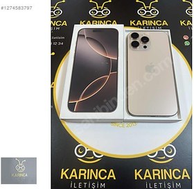 Resim Apple iPhone 16 Pro İkinci El YD | 128 GB | Çöl Titanyum 