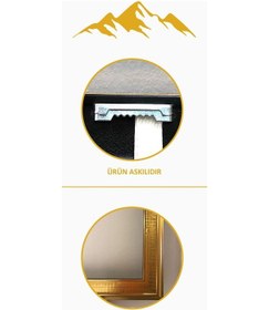 Resim Dijital Kumaş Baskılı Dekoratif Çerçeveli Tablo Tbl0004 