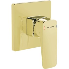 Resim Artema Root Square Ankastre Duş Bataryası Altın A4275123 