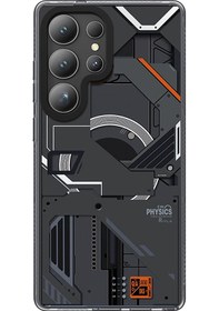 Resim Galaxy Uyumlu S25 Ultra Kılıf Magsafe Şarj Özellikli Benks Dynamic Mecha Serisi Kapak Siyah 