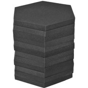 Resim Geeksen 12'li Paket - Yüksek Yoğunluklu Akustik Köpük Paneller, Ses Yalıtımı İçin Duvar Ve Tavan Kaplaması 