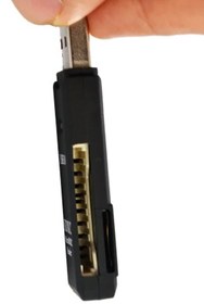 Resim Genel Markalar USB 3.0 Hafıza Sd Kart Okuyucu Hızlı Hafıza Kartı Okuyucu Aktarım Flash Bellek 
