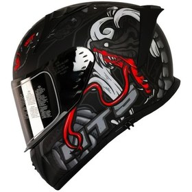 Resim Motoanl Motosiklet Ece 22.r06 Sertifikalı Double Vizör Full Face Kask Myth Grey Gri 