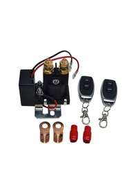 Resim Shineyee Araba Aküsü Uzaktan Ana Anahtar Rölesi 12 V 500a Kaçak Önleyici Güç Arızası Anahtarı Yüksek Akım Anahtarı Rölesi 