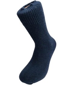 Resim Aryün Yerli Üretim Erkek Yün Wool Soket Çorap-Mavi 