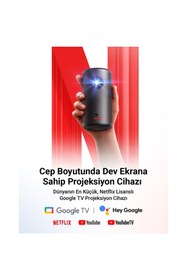 Resim Anker Nebula Capsule 3 Akıllı Taşınabilir Projeksiyon Cihazı - 1080P - D2425 