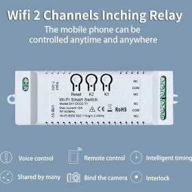 Resim Bueattuh 2ch Tua Wifi Akıllı Anahtar Dıy Zamanlayıcı 7-32V USB 5V 2 4g Wifi Smartlife Home Otomasyon Modülü Alexa Google Home Iftt (Yurt Dışından) 