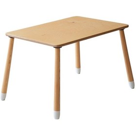 Resim Woodnjoy Düz Etkinlik Masası 1 Sandalyeli Kahverengi 