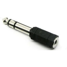 Resim ATAELEKTRONİK Gitar Anfi Amfi Kablo Jak Dönüştürücü Jack Çevirici Erkek 6.5mm Dişi 3.5mm Çivi Gitar Arkasıince 