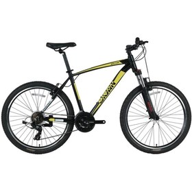 Resim Bisan Mtx 7100 Erkek Dağ Bisikleti 39.5cm V 26 Jant 21 Vites Siyah Sarı 