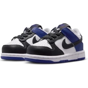 Resim Nike Dunk Low(TDE)Kids Sneaker Hakiki Deri Elastik Bağcıklı Günlük Spor Ayakkabı Beyaz 