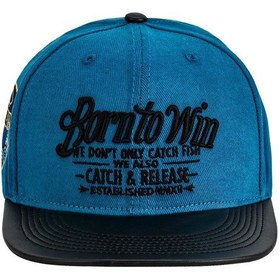 Resim Btw Leather Visor Şapka Indigo 
