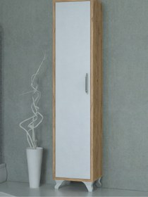 Resim MOBİLİQUE Çok Amaçlı Ahşap Banyo Dolabı 