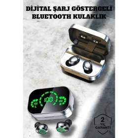 Resim Techno Stock Bluetooth Kulaklık Çift Telefon Desteği ve Suya Dayanıklı Powerbankli 