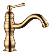 Resim Fkn Royal Kısa Lavabo Bataryası Altın 