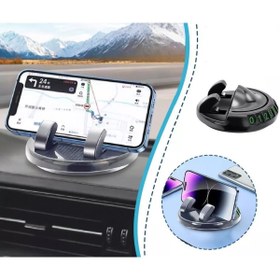 Resim Serzembil Araç İçi Telefon Tutucu Numaratörlü Araba Numaratör Telefon Tutucu 360° Dönen 