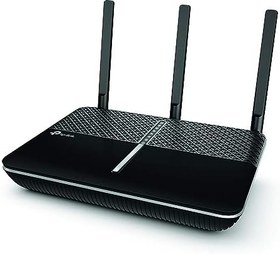 Resim TPLQS Archer VR600 AC1600 Kablosuz Gigabit VDSL/ADSL Modem Router, Versiyon 2.0, Siyah/Gümüş 