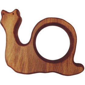 Resim Diş Kaşıyıcı Salyangoz Doğal Ahşap Çok Renkli 