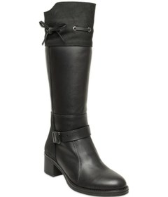 Resim Mammamia D25kc-2335 Kalin Topuklu Günlük Siyah Kadın Çizme Siyah 