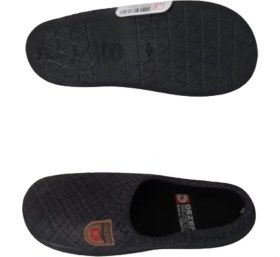Resim Gezer Erkek Ev İçi Terlik 40 Numaralı Gri-Siyah Desenli Ortopedik Taban ile Konfor Sunar 
