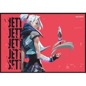 Resim Valorant Jett Gaming Oyuncu Mouse Pad 