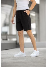 Resim Kite Regular Fit Cepli Kapri Şort - Siyah Siyah 