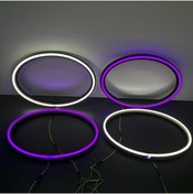 Resim MOTTOMOR 6x9 OVAL NEON MİD KASNAĞI HOPARLÖR KAPAĞI AMBER TAKIM OTO ARABA 