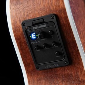 Resim Cort GA5F-FMHOP Grand Auditorium Elektro Akustik Gitar (Profesyonel) | Masif Ladin Kapak, Alevli Akçaağaç Arka ve Yanlar, Fishman Presys EQ Sistemi 