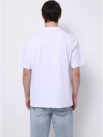 Resim Colin's Colins Comfort Fit Yuvarlak Yaka Düz Erkek Beyaz Kısa Kol Tişört Cl1075866 Q1.v1 Ofw Beyaz 